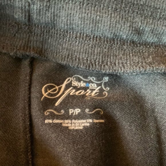Style & Co Sports Workout Pants Size P/P - Picture 4 of 4